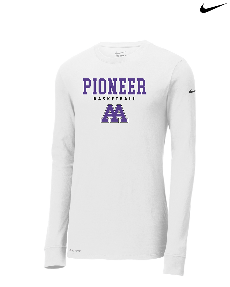 Pioneer HS Girls Basketball Block - Nike Dri-Fit Poly Long Sleeve
