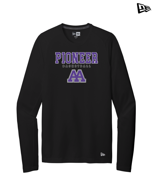 Pioneer HS Girls Basketball Block - New Era Long Sleeve Crew