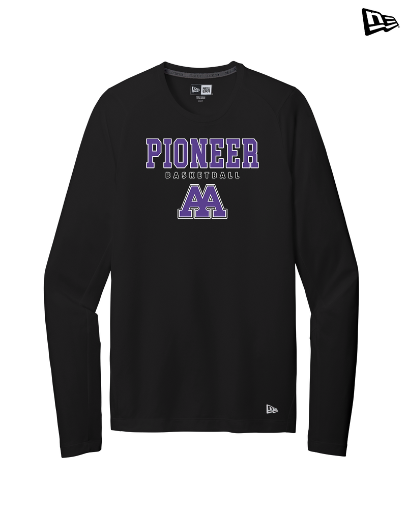 Pioneer HS Girls Basketball Block - New Era Long Sleeve Crew