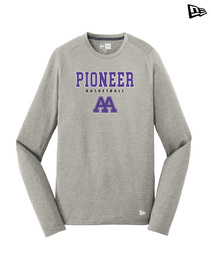 Pioneer HS Girls Basketball Block - New Era Long Sleeve Crew