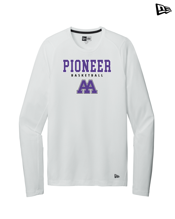 Pioneer HS Girls Basketball Block - New Era Long Sleeve Crew