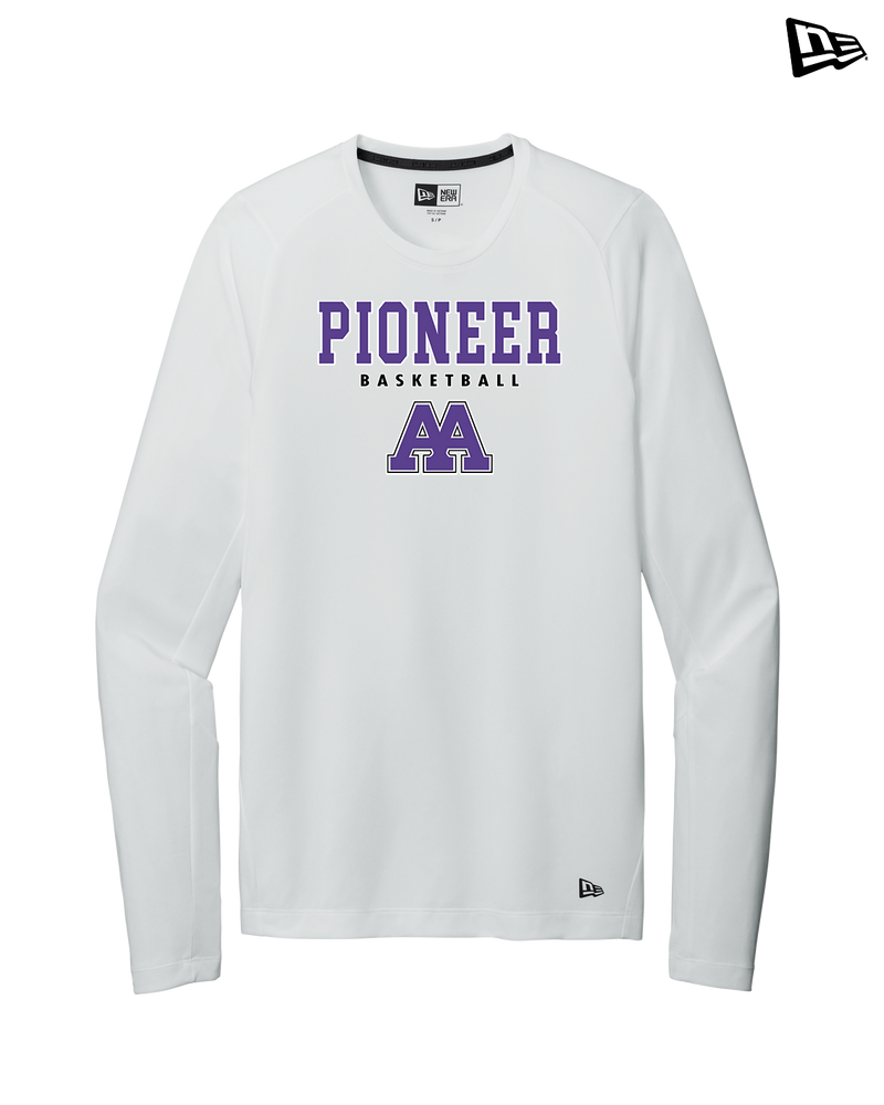 Pioneer HS Girls Basketball Block - New Era Long Sleeve Crew