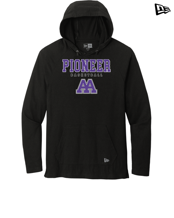 Pioneer HS Girls Basketball Block - New Era Tri Blend Hoodie