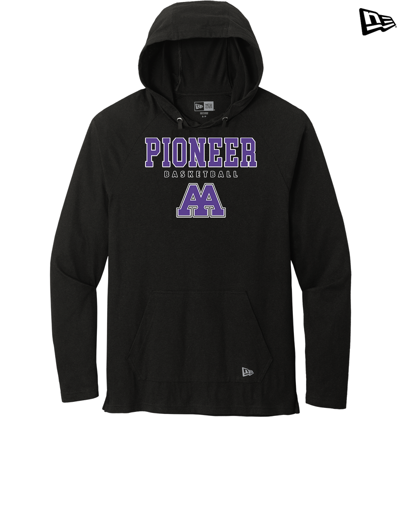 Pioneer HS Girls Basketball Block - New Era Tri Blend Hoodie
