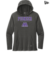 Pioneer HS Girls Basketball Block - New Era Tri Blend Hoodie