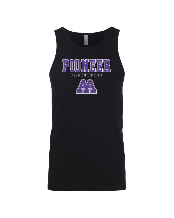 Pioneer HS Girls Basketball Block - Mens Tank Top