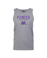 Pioneer HS Girls Basketball Block - Mens Tank Top