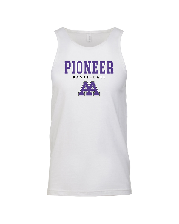Pioneer HS Girls Basketball Block - Mens Tank Top