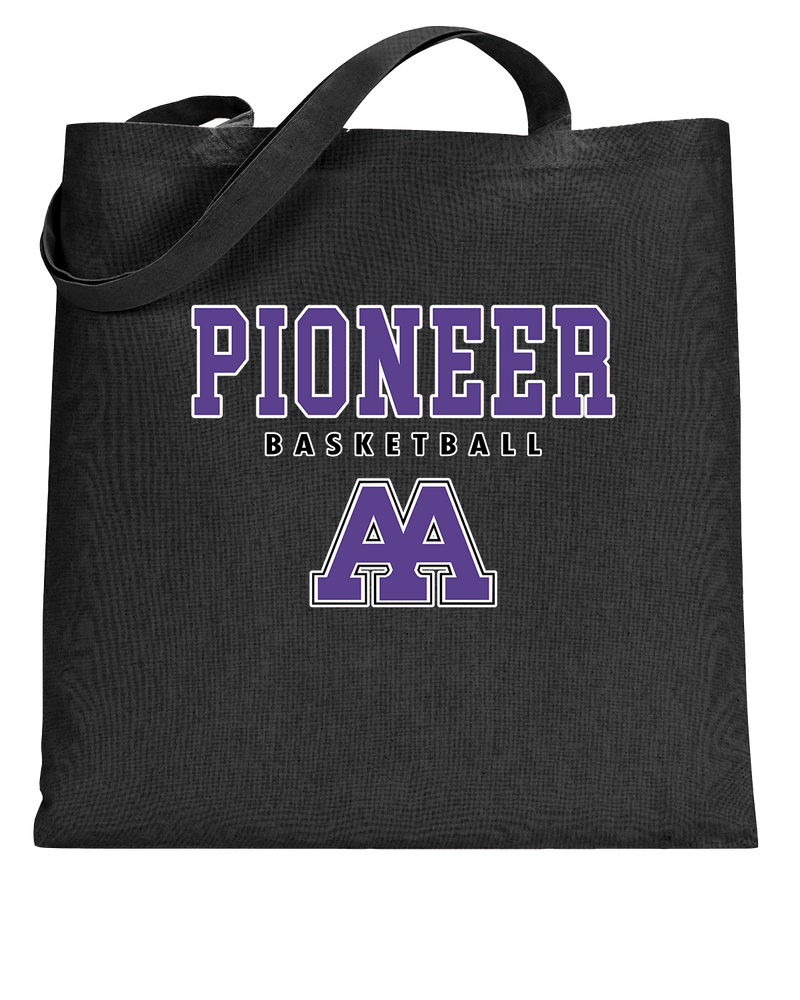 Pioneer HS Girls Basketball Block - Tote Bag