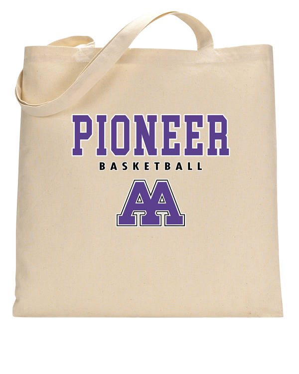 Pioneer HS Girls Basketball Block - Tote Bag