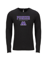 Pioneer HS Girls Basketball Block - Tri Blend Long Sleeve