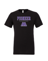 Pioneer HS Girls Basketball Block - Mens Tri Blend Shirt