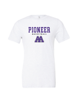 Pioneer HS Girls Basketball Block - Mens Tri Blend Shirt