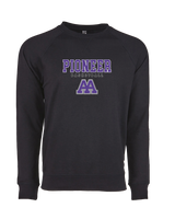 Pioneer HS Girls Basketball Block - Crewneck Sweatshirt