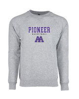 Pioneer HS Girls Basketball Block - Crewneck Sweatshirt