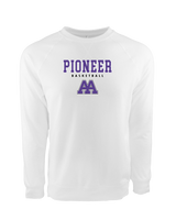 Pioneer HS Girls Basketball Block - Crewneck Sweatshirt