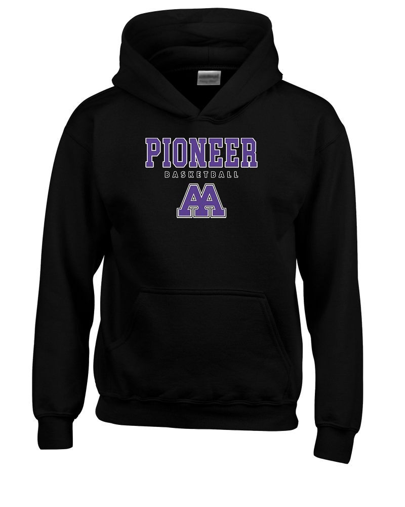 Pioneer HS Girls Basketball Block - Cotton Hoodie
