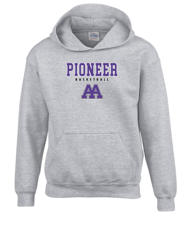 Pioneer HS Girls Basketball Block - Cotton Hoodie