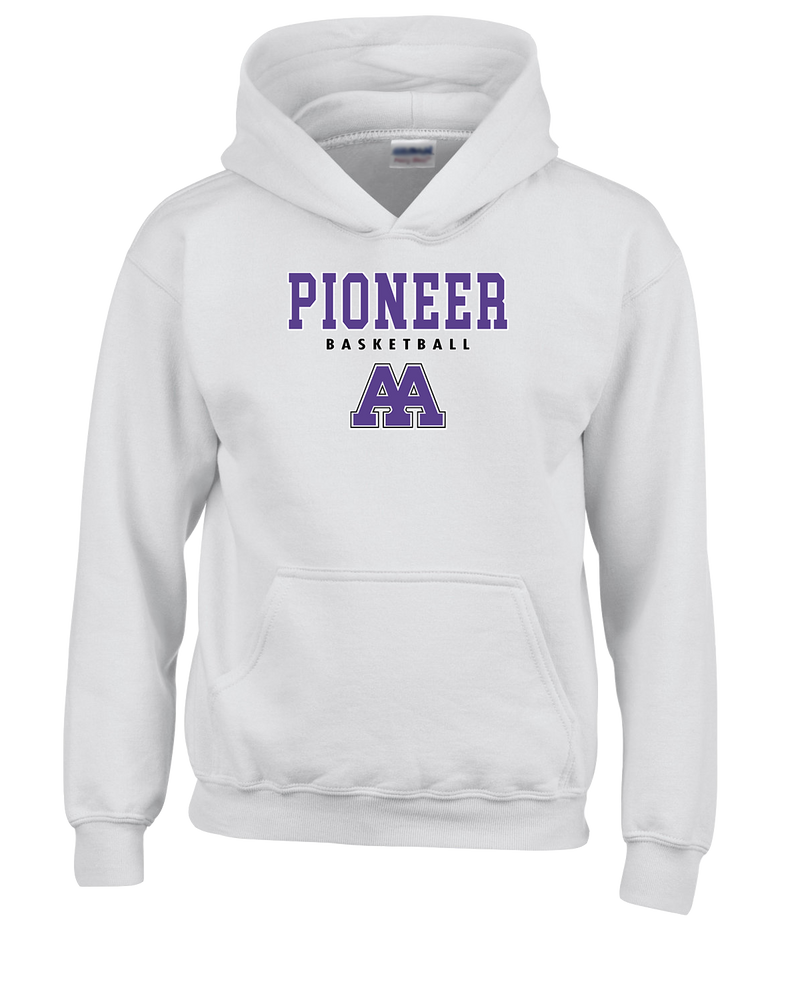 Pioneer HS Girls Basketball Block - Cotton Hoodie