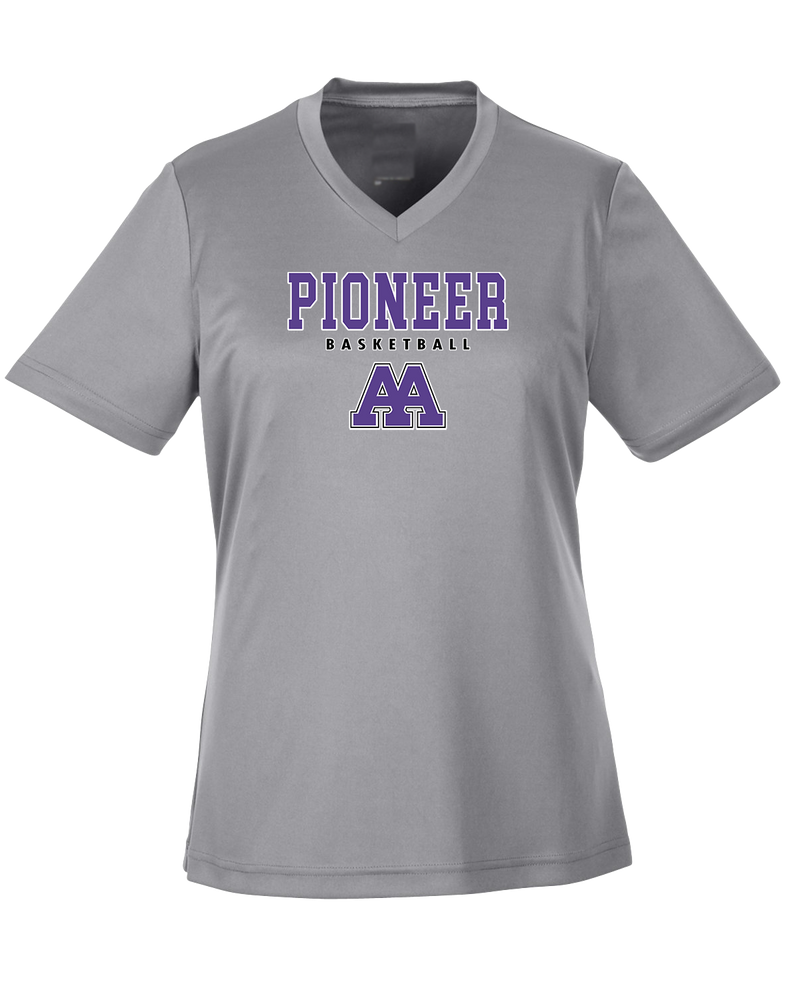 Pioneer HS Girls Basketball Block - Womens Performance Shirt