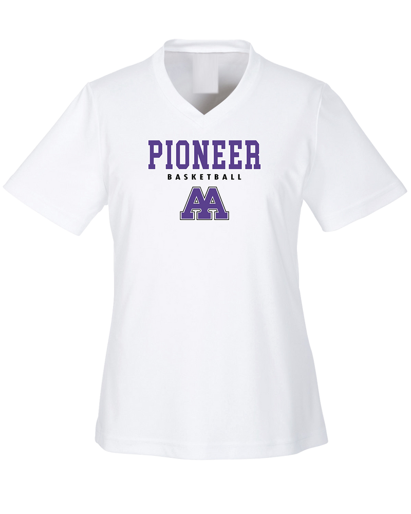 Pioneer HS Girls Basketball Block - Womens Performance Shirt