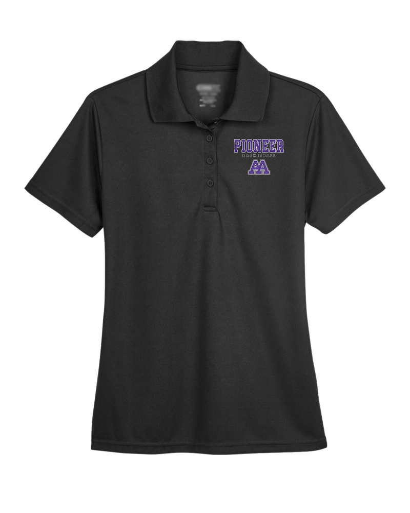 Pioneer HS Girls Basketball Block - Womens Polo