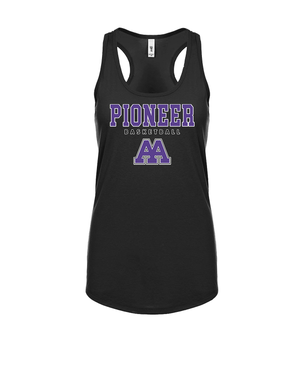 Pioneer HS Girls Basketball Block - Womens Tank Top