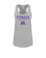 Pioneer HS Girls Basketball Block - Womens Tank Top