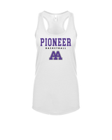 Pioneer HS Girls Basketball Block - Womens Tank Top