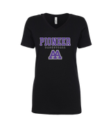 Pioneer HS Girls Basketball Block - Womens V-Neck