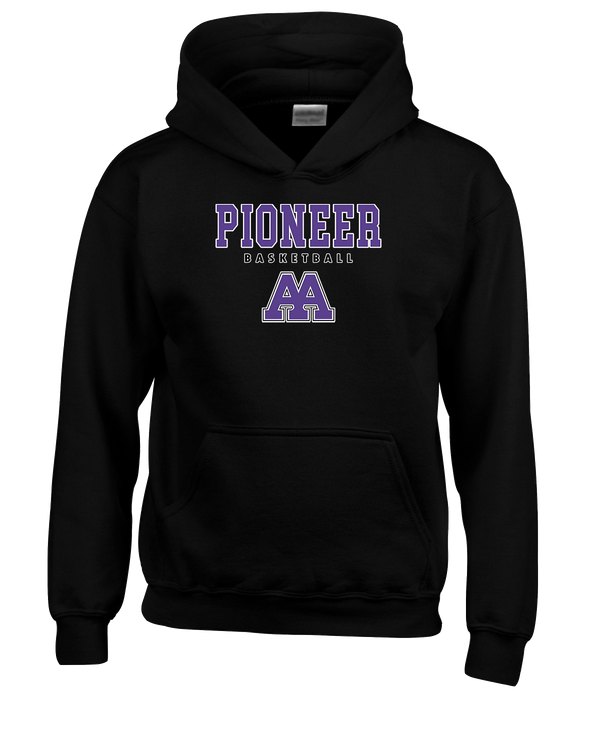 Pioneer HS Girls Basketball Block - Youth Hoodie
