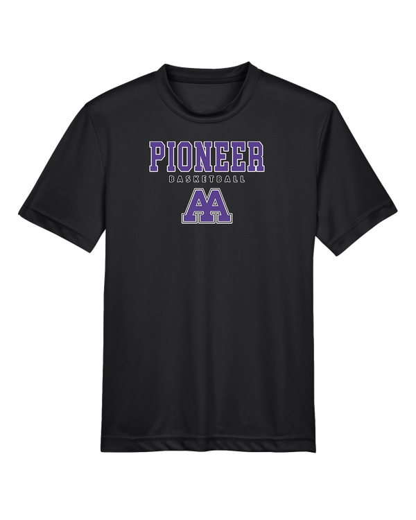Pioneer HS Girls Basketball Block - Youth Performance T-Shirt