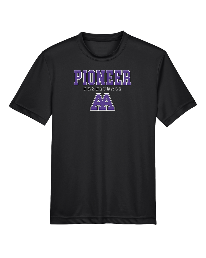 Pioneer HS Girls Basketball Block - Youth Performance T-Shirt