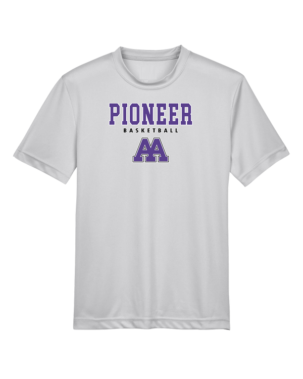 Pioneer HS Girls Basketball Block - Youth Performance T-Shirt