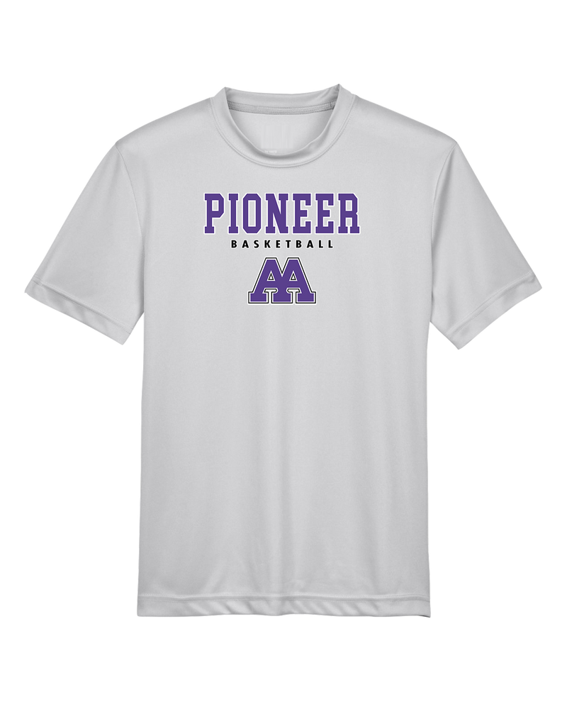 Pioneer HS Girls Basketball Block - Youth Performance T-Shirt