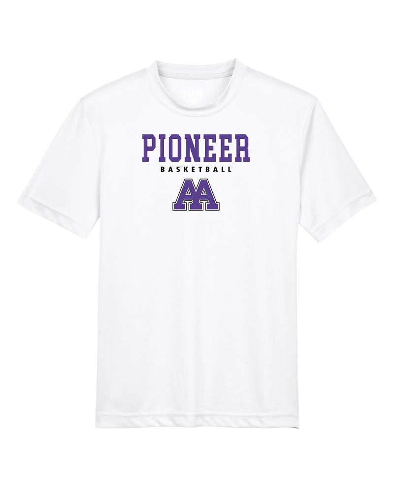 Pioneer HS Girls Basketball Block - Youth Performance T-Shirt