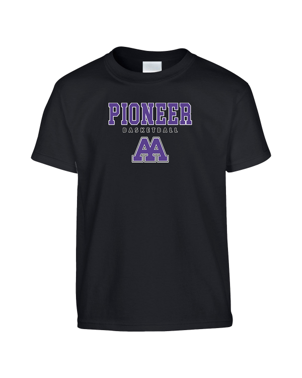 Pioneer HS Girls Basketball Block - Youth T-Shirt
