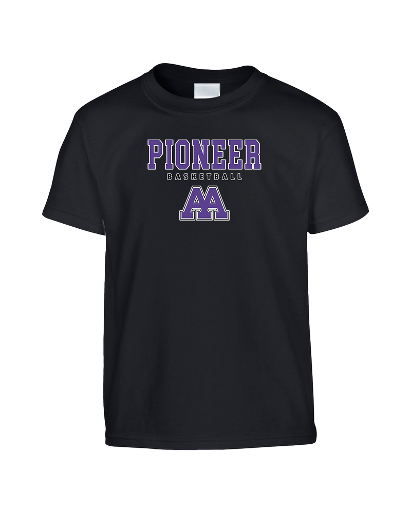 Pioneer HS Girls Basketball Block - Youth T-Shirt