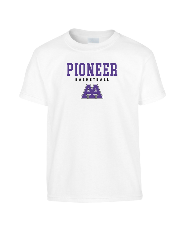 Pioneer HS Girls Basketball Block - Youth T-Shirt