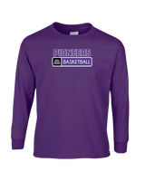 Pioneer HS Girls Basketball Pennant - Mens Basic Cotton Long Sleeve
