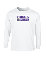 Pioneer HS Girls Basketball Pennant - Mens Basic Cotton Long Sleeve