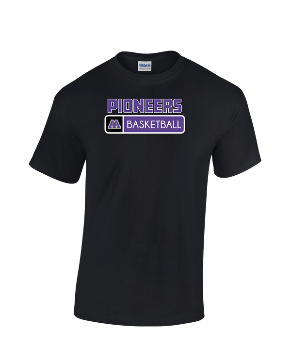 Pioneer HS Girls Basketball Pennant - Cotton T-Shirt