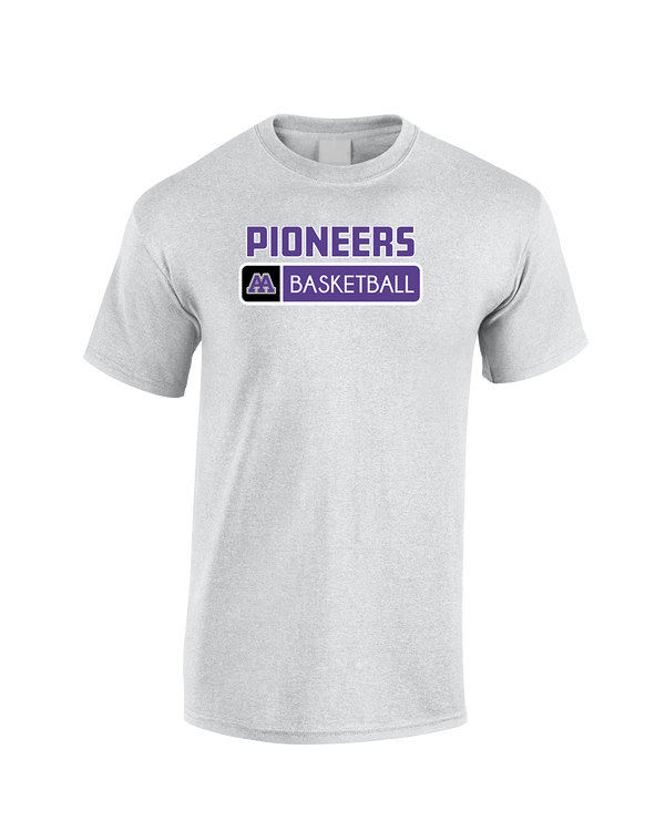 Pioneer HS Girls Basketball Pennant - Cotton T-Shirt