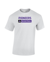 Pioneer HS Girls Basketball Pennant - Cotton T-Shirt