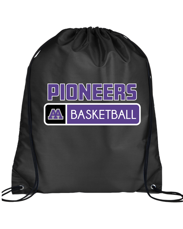 Pioneer HS Girls Basketball Pennant - Drawstring Bag