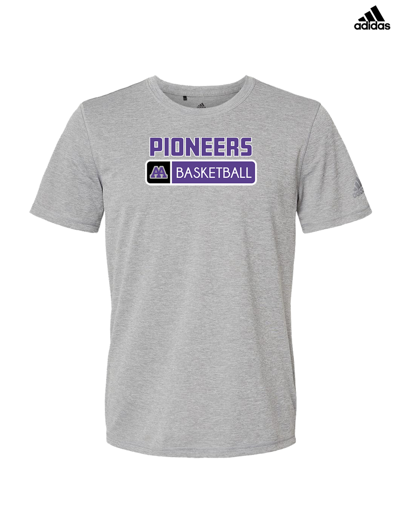 Pioneer HS Girls Basketball Pennant - Adidas Men's Performance Shirt
