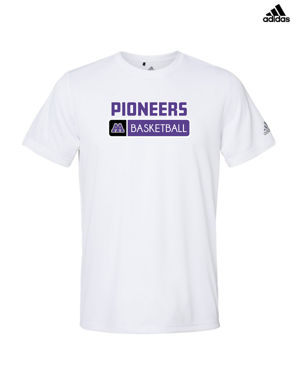 Pioneer HS Girls Basketball Pennant - Adidas Men's Performance Shirt