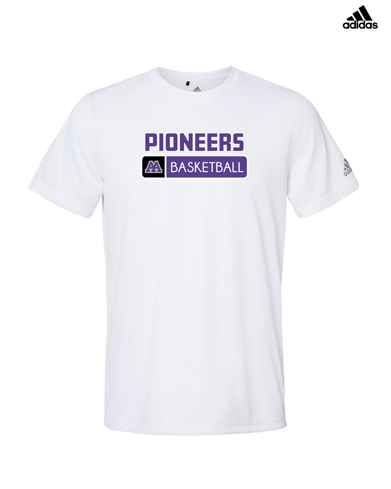 Pioneer HS Girls Basketball Pennant - Adidas Men's Performance Shirt