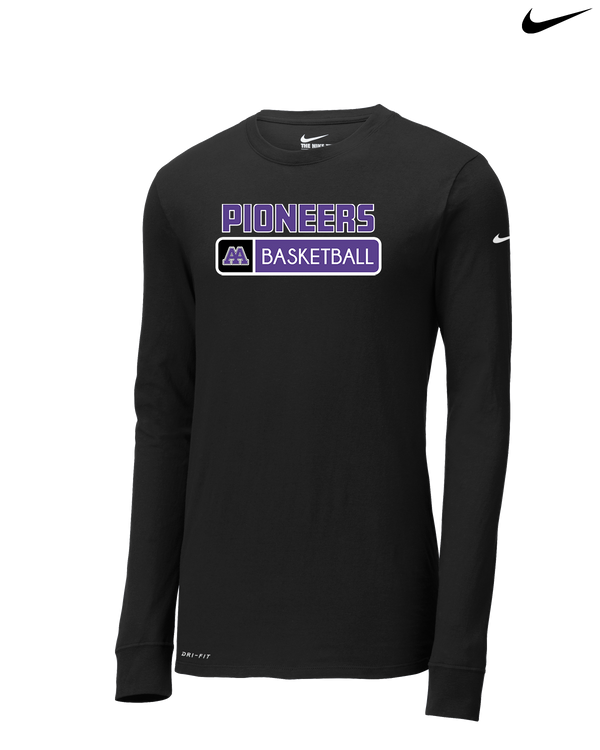 Pioneer HS Girls Basketball Pennant - Nike Dri-Fit Poly Long Sleeve