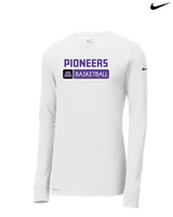Pioneer HS Girls Basketball Pennant - Nike Dri-Fit Poly Long Sleeve